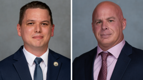 Democrat Joshua Irby (left) and Republican Saline County Sheriff Rodney Wright (right) are vying to represent District 16 in the Arkansas Senate.