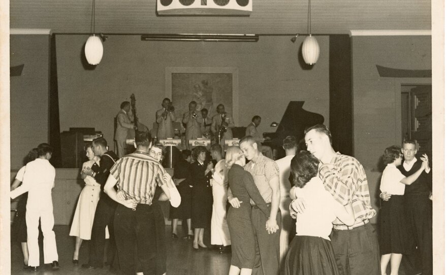 The Bourbon Street Six performing at NAS Pensacola, 1957