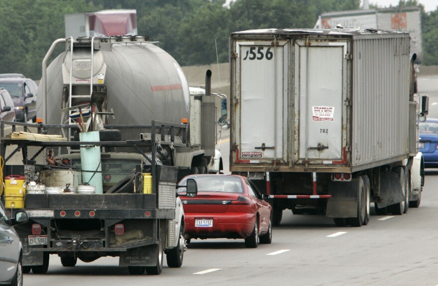 Traffic on I-75 in Dayton.