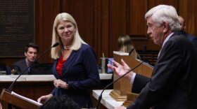 Reps. Sharon Negele (R-Attica) and Ed DeLaney (D-Indianapolis) discuss HB 1001, the House's inflation relief and family supports bill.
