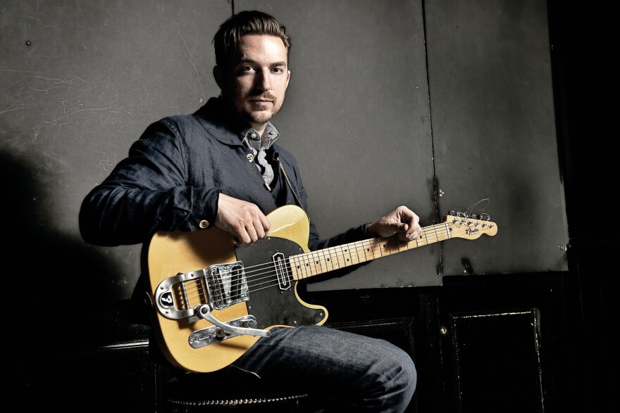 LONDON, UNITED KINGDOM - JANUARY 17: American rock and roll singer-songwriter JD McPherson photographed during a portrait shoot for Guitarist Magazine, January 17, 2013. (Photo by Kevin Nixon/Guitarist Magazine via Getty Images)