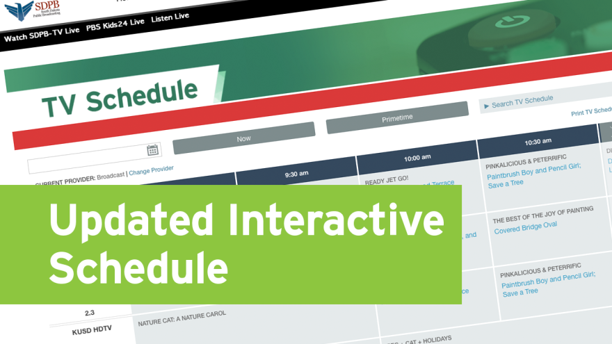 Sdpb Tv Schedule Sdpb Tv Schedule
