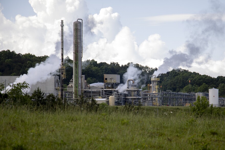 Clouds of steam rise above US Nitrogen's processing facility in Tennessee. In November, a failed plant startup could have released over 900 pounds of nitrous oxides to escape into the air in less than 15 minutes. Since then, US Nitrogen has moved to seal data regarding the incident, and has dodged violation fines from the Tennessee Department of Environment and Conservation.