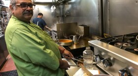 Lashkari gives us a tour of his kitchen. He's known for some of the best Pakistani and Indian food in Houston. His cooking borrows happily from other cultures.