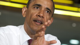 President Barack Obama speaks during a roundtable discussion with small business owners at the Taylor Gourmet restaurant in Washington, D.C., May 16, 2012. Obama urged Congress to invest in small businesses by passing legislation that will increase hiring and entreprenuership.