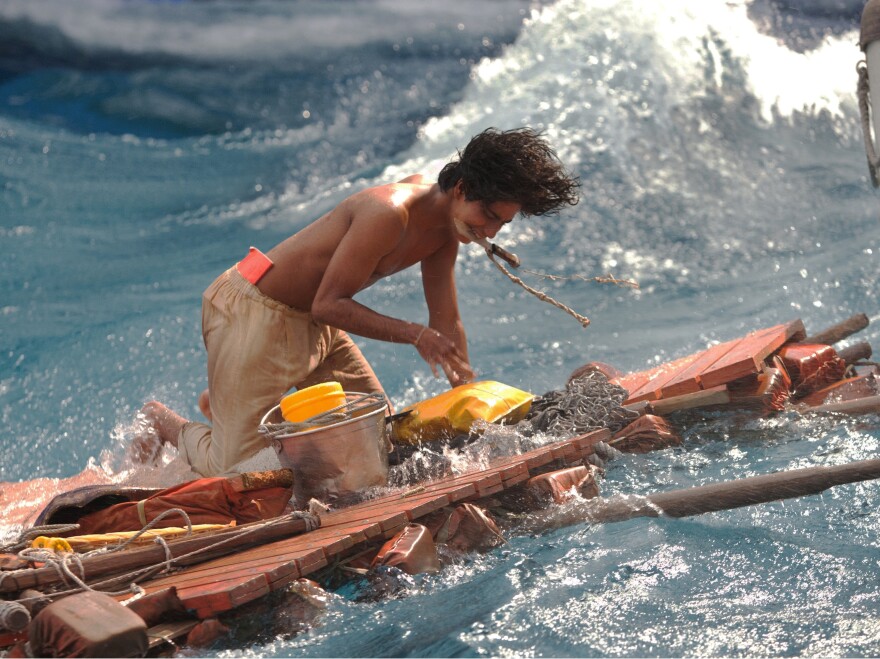 Callahan helped actor Suraj Sharma, who played Pi in the film, to convey the psychological distress of being stranded at sea.