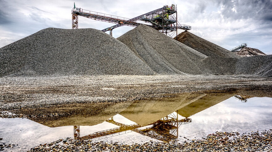 Gravel mine, file photo.