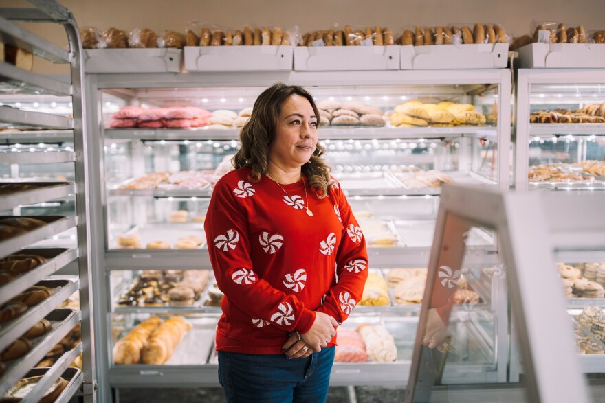 Ana Vazquez, the Diana's Bakery owner, at her Cherokee Street shop on Jan. 29 in south St. Louis.