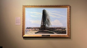 PHOTO OF THE WEEK: Santa Rita No. 1 by Frank Gervasi, photographed by Zoe Kurland at the Petroleum Museum. Each week, we'll feature a different image from a listener or staff member. Send your snapshots to photos@marfapublicradio.org.