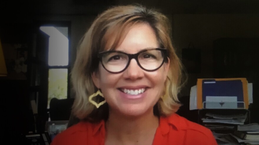 woman smiling