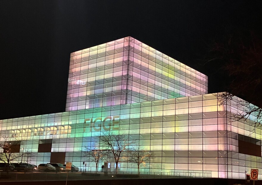 The Figge Art Museum (225 W. 2nd St., Davenport) seen Thursday night, March 26, 2026.