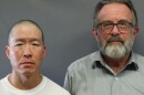 Wayne Lo (left) is serving two life sentences at a Massachusetts prison for killing two people, including Greg Gibson's (right) son, Galen.