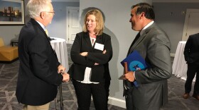 Ohio mayors meeting during Ohio Mayors Alliance lucnheon.