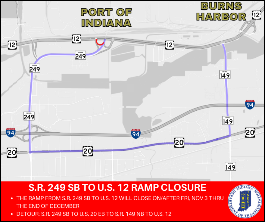 249 Bridge Inhouston Road work to bring traffic restrictions to State Road 249, U.S. 30