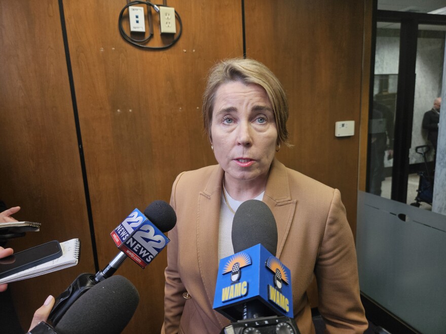 Massachusetts Governor Maura Healey in Pittsfield on February 17th, 2026.