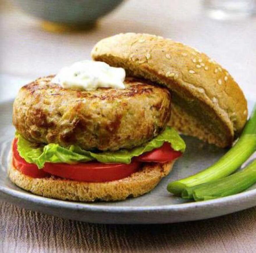 Texas Tuna Burgers with Jalapeno Mayonnaise