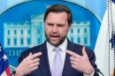 Vice President JD Vance speaks to reporters during a press briefing at the White House, Tuesday, May 19, 2026, in Washington.