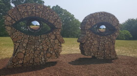 Olga Ziemski's sculpture "Oculus."