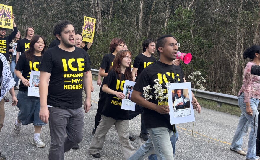 Thirty people were arrested and detained by police on Saturday during a protest outside the Krome Detention Center in Miami-Dade, according to protest organizers. The protesters marched and blocked the entrance to the immigrant detention facility to protest the aggressive deportation policies of the Trump administration. Krome is a federal government facility run by Immigration and Customs Enforcement to house suspected undocumented immigrants.