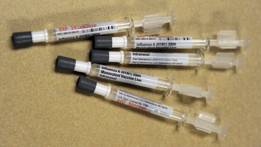 Several influenza vaccines have been made in the form of a nasal spray, instead of an injection. The sprays confer two kinds of immunity to the recipient but can be difficult technologically to make.
