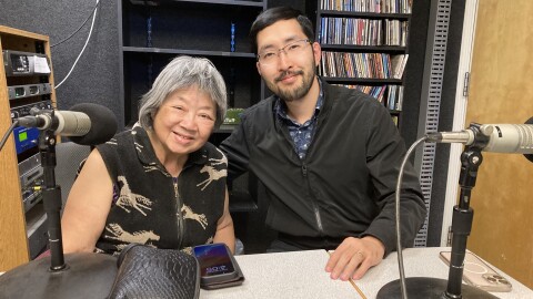 Pianist Mary Au and clarinetist Katsuya Yuasa at KRWG