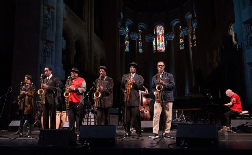 Saxophonists pay tribute to Sonny Rollins at "Saxophone Colossus": Celebration of Life and Music at Cathedral of St. John The Divine in NYC on September 19, 2026