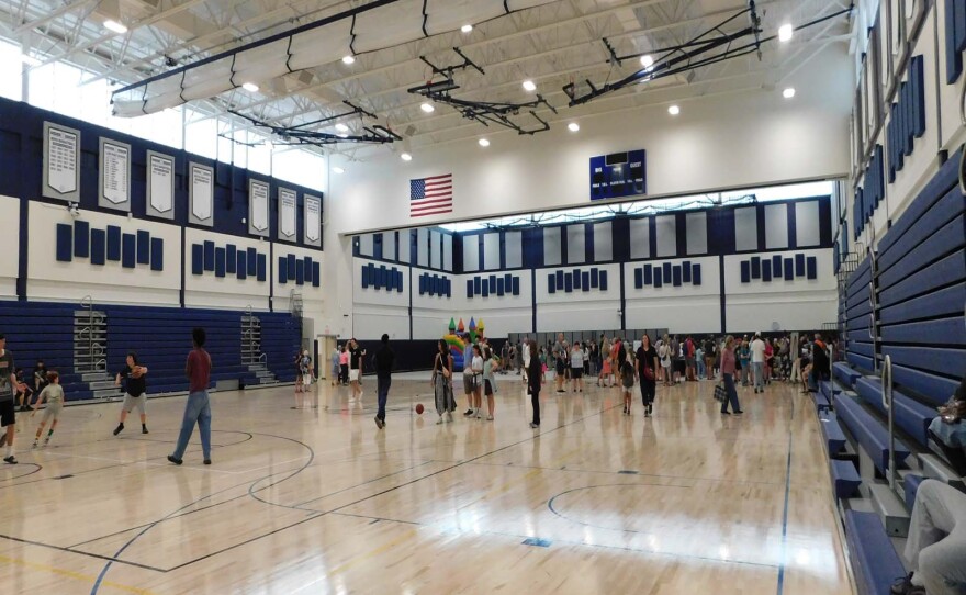 Gymnasium at Burlington High School