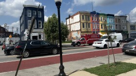 An ambulance responds to a call in the Penn North neighborhood on Saturday, July 12, 2025. 