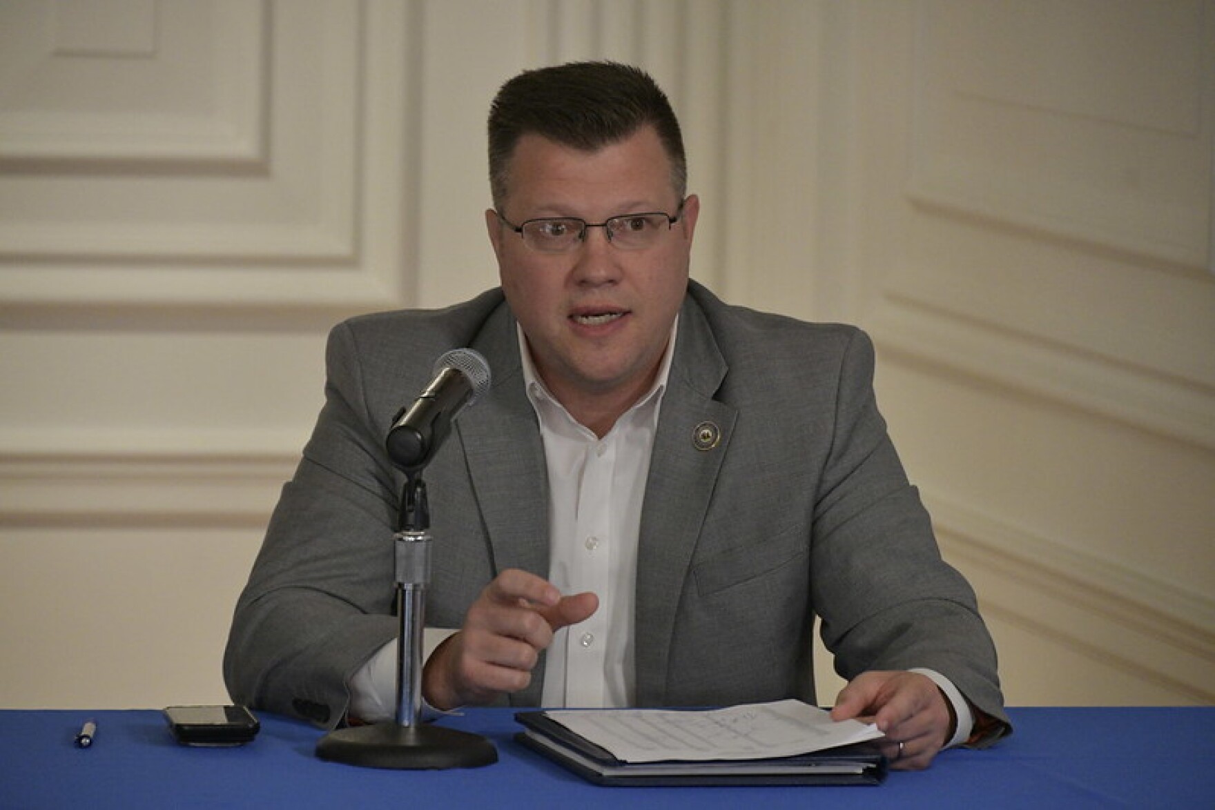 West Virginia Superintendent Clayton Burch speaks to media in a virtual press briefing on Sept. 25, 2020.