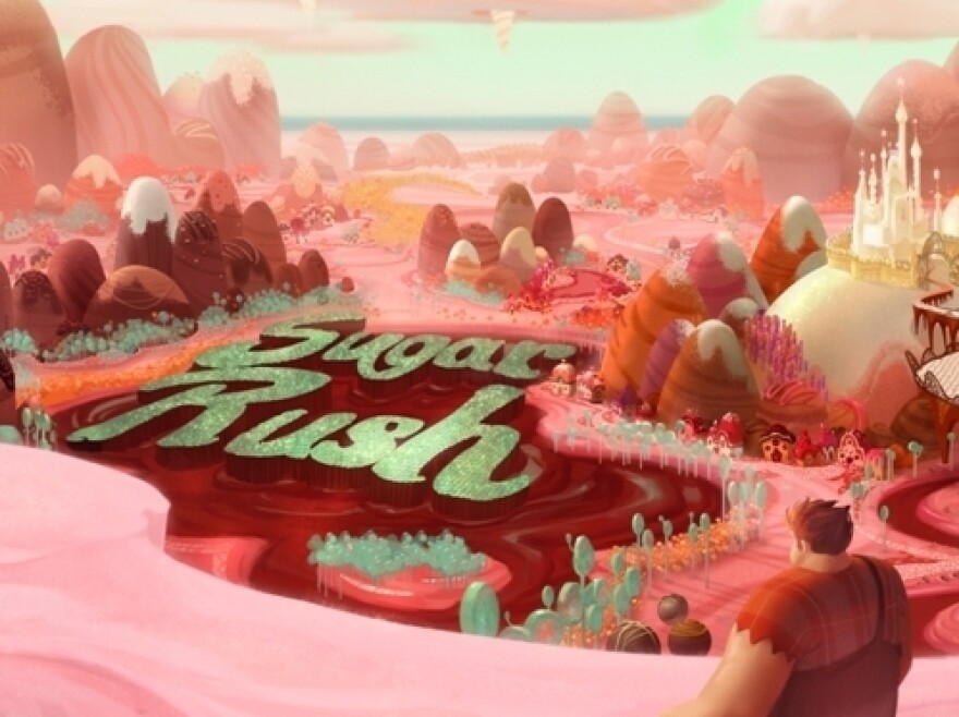 <em>Wreck-It Ralph</em> succeeds in part by building carefully conceived, elaborately detailed video game worlds.