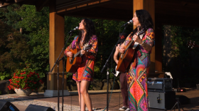 The Watson Twins playing live at Anderson Japanese Gardens in Rockford