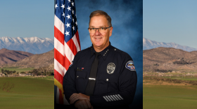 Portrait of Menifee Police Chief Pat Walsh.