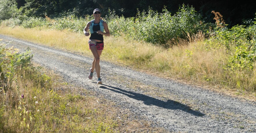 Shanda Blair's first marathon was the Jack and Jill Downhill in July 2021.