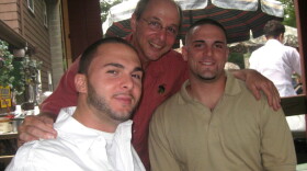 Patrick Avitabile (left) and James Avitabile (right) are pictured with their father Louis Avitabile (center). Patrick died of an overdose in August 2015; James died of an overdose in July 2013. (Courtesy of the Avitabile family)