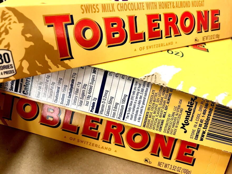 Toblerone bars