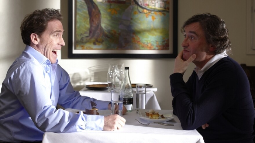 <strong>'The Trip': </strong>Steve Coogan (right) and his friend Rob Brydon tour Northern England and engage in a battle of competing impressions in the road trip comedy.