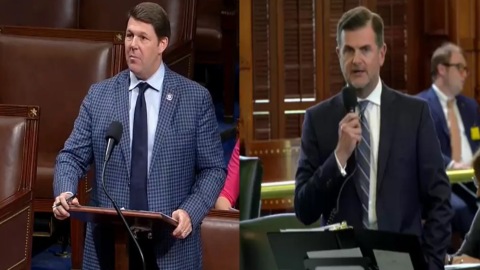 Jodey Arrington (left) has represented District 19, covering Lubbock and Abilene, in the U.S. House of Representatives since 2016. Brandon Creighton (right) has represented District 4, covering Conroe and Montgomery, in the Texas Senate since 2014.