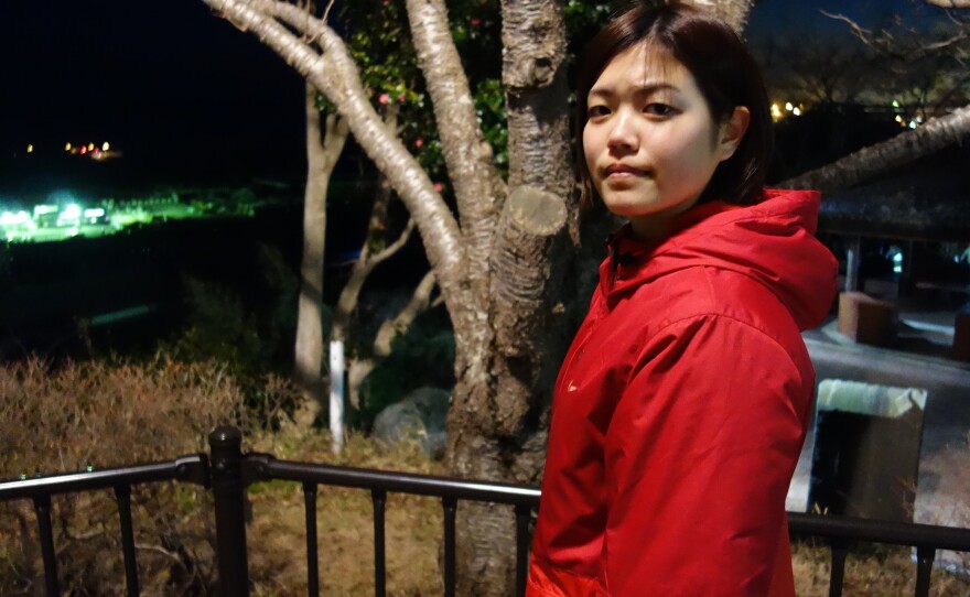 Earthquake survivor Natsumi Miyakawa, 20, is now training at Ishinomaki's Red Cross hospital to be a disaster nurse.