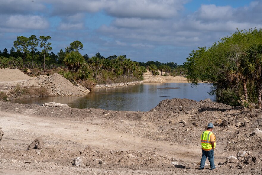 Picayune Strand Restoration Project in Feb. 2021