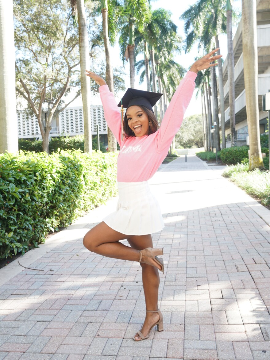 This photo of Brandi Stevens was taken on Dec. 10, the day her graduation ceremony was supposed to happen.