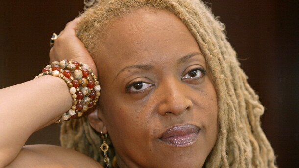 FILE - US jazz musician Cassandra Wilson poses during an interview in Cologne, Germany on Sept. 25, 2003. (AP Photo/Hermann J. Knippertz, File)