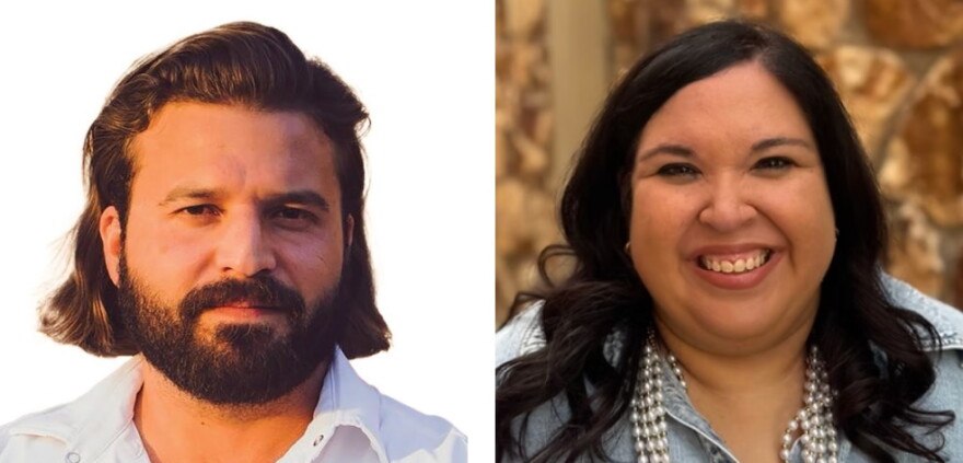 Republican Brandon Herrera and Democrat Katy Padilla Stout are candidates for the 23rd Congressional District of Texas.