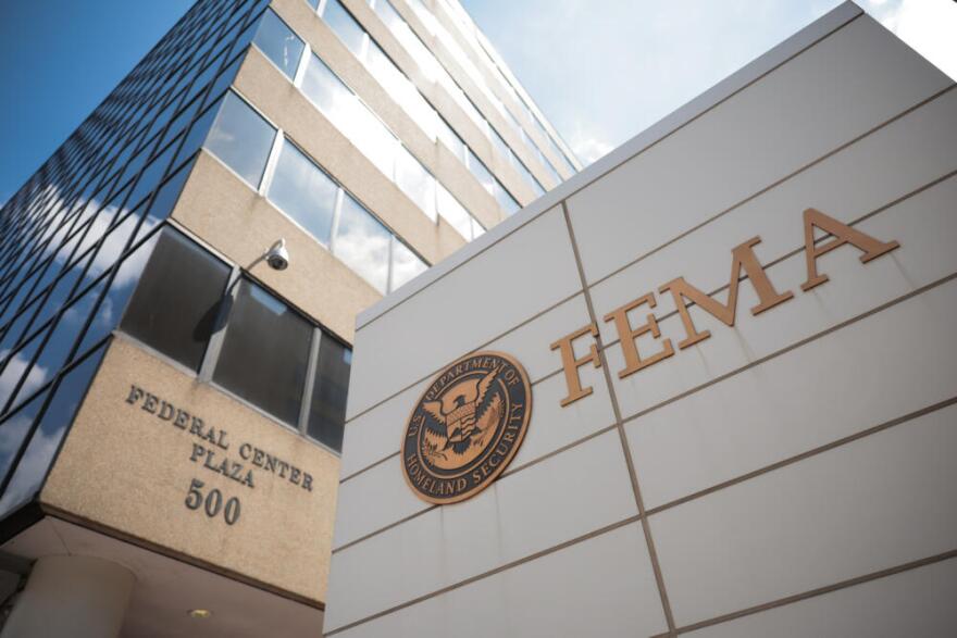 The Federal Emergency Management Agency (FEMA) building is seen on May 15, 2025 in Washington, DC. According to an internal agency review obtained by CNN, FEMA “is not ready” for hurricane season which begins on June 1.  (Kayla Bartkowski/Getty Images)