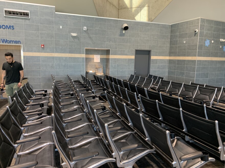 Old chairs from KCI Terminal C to be so