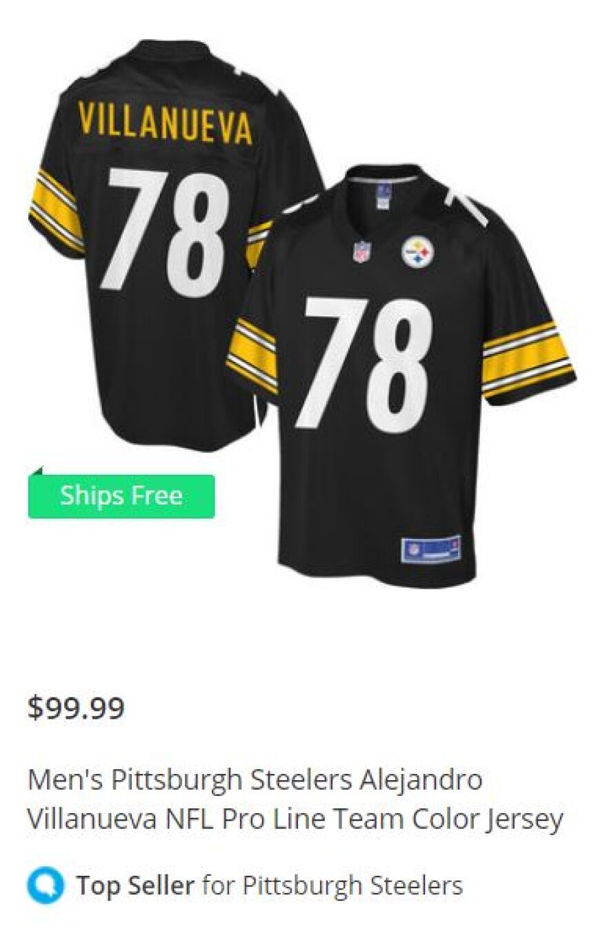 Alejandro Villanueva Pittsburgh Steelers Football Jersey – Best Sports  Jerseys