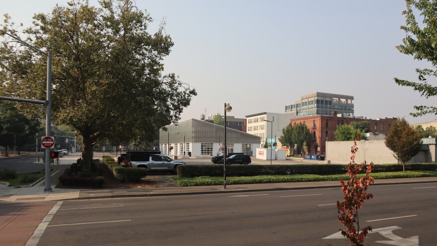 The vacant land commonly referred to as the Butterfly Lot on August 5, 2026