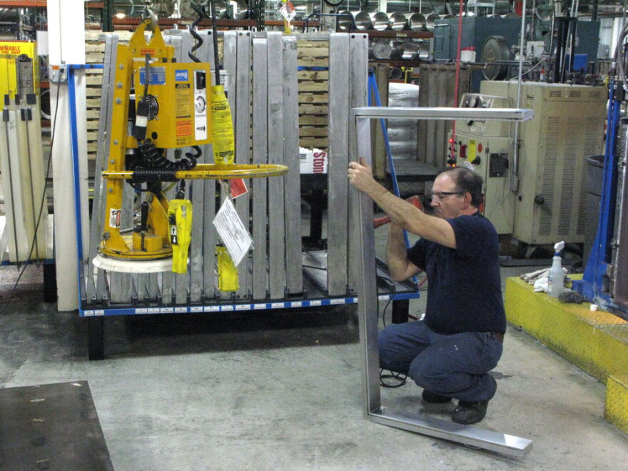 Darryl Kershner, an employee with Quadrant Engineering Plastic Products in Reading, Pa., worked reduced hours for several months during the worst part of the Great Recession. He has since returned to a 40-hour-a-week schedule.