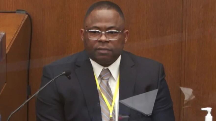 Prosecution witness Jody Stiger, an LAPD sergeant, says officers were initially justified in using force against George Floyd — but Derek Chauvin's actions were excessive, he added. Stiger is appearing in the Minneapolis trial as a paid expert.