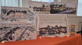 Several design concepts for the 5/14 Living Memorial and Healing Center