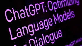 Text from the ChatGPT page of the OpenAI website is shown in this photo, in New York, Feb. 2, 2023.
